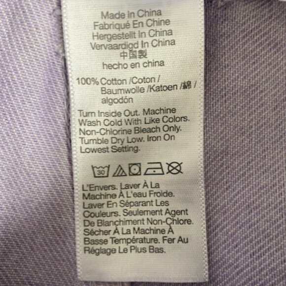 NWT Madewell Perfect Vintage Straight Leg Lilac Purple Denim Jeans Sz 25 - Picture 12 of 12